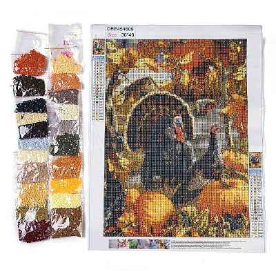 Halloween DIY Diamond Painting Kit AJEW-C037-02C-1