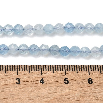 Natural Aquamarine Beads Strands G-B168-A02-4mm-1