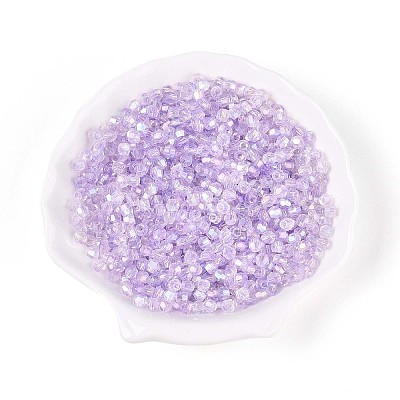Transparent Spray Painted Glass Beads LS-EGLA-N018-4mm-02-1