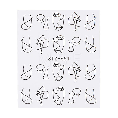 Nail Decals Stickers MRMJ-Q042-C17-1