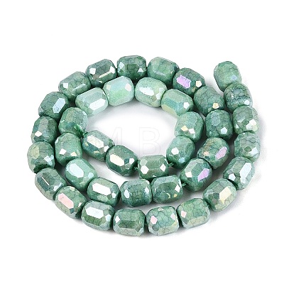 Anti-Tarnish Electroplate Glass Beads Strands EGLA-N027-03A-15-1
