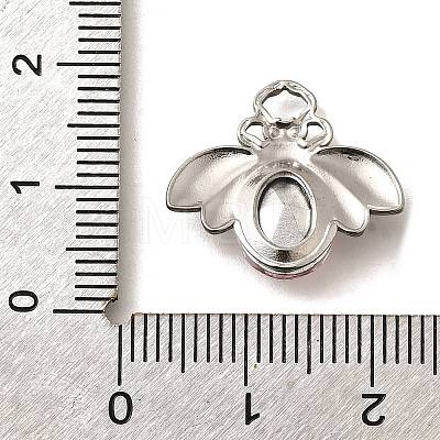 304 Stainless Steel Pendants STAS-Q346-11P-03-1