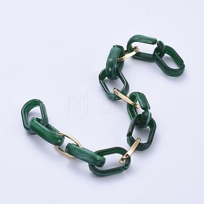 Handmade Paperclip Chains AJEW-JB00606-02-1