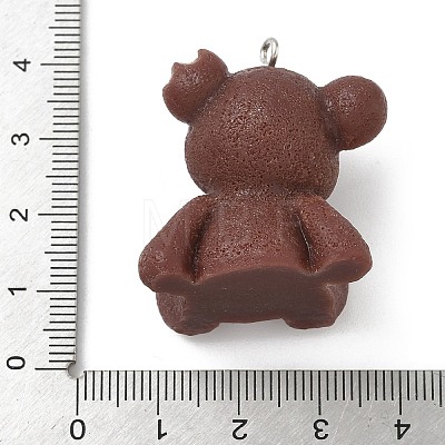 Halloween Opaque Resin Pendants RESI-G115-01B-1