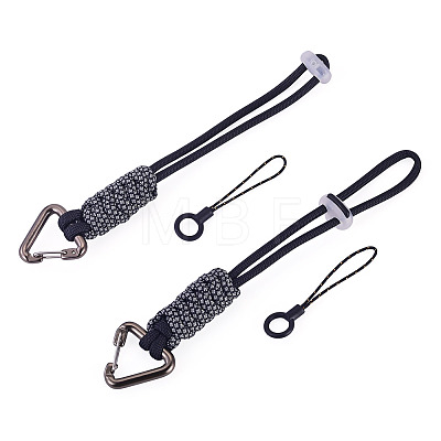 Polyester Cord Ropes Pendant Decorations HJEW-TADJ0022-01A-1