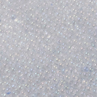Luminous Transparent Glass Seed Round Beads GLAA-F124-D08-A-1