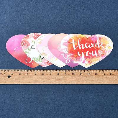 Coated Paper Thank You Greeting Card DIY-FS0007-76A-1