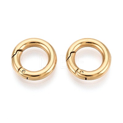 304 Stainless Steel Spring Gate Rings STAS-N115-70G-1