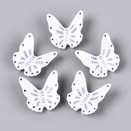 Handmade Porcelain Beads PORC-Q008-01C-1