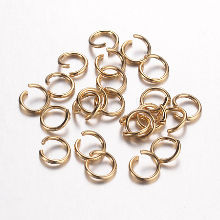 304 Stainless Steel Open Jump Rings X-STAS-D438-26-1