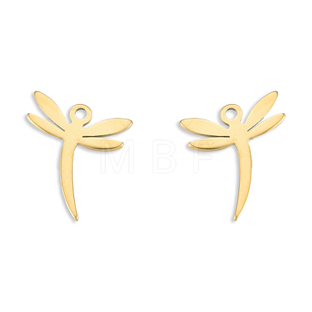 Ion Plating(IP) 201 Stainless Steel Charms STAS-N098-129LG-1
