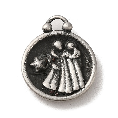 304 Stainless Steel Pendants STAS-L022-306AS-03-1