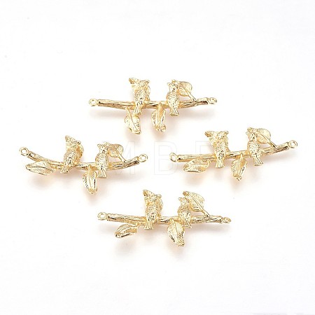 Brass Links connectors KK-P153-05G-NF-1