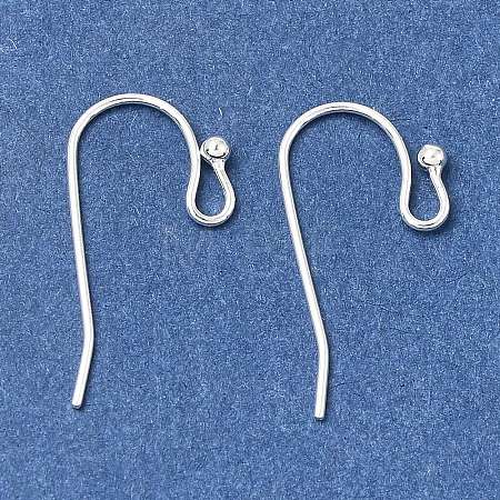 Brass Earring Hooks KK-CBA1A60-02S-1