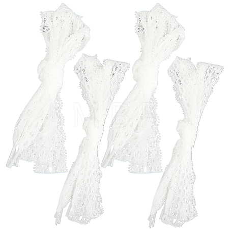 4 Pairs 2 Style Nylon Lace Shoe Laces FIND-GF0004-82A-1