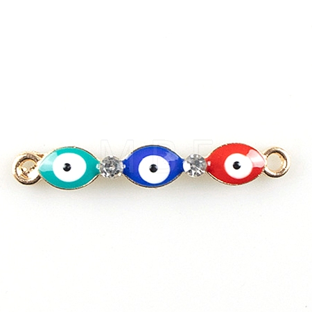 Alloy Enamel Connector Charms X1-FIND-TAC0016-27A-1