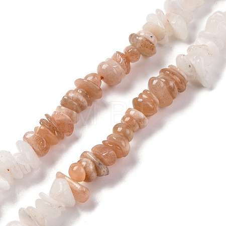 Natural Multi-Moonstone Beads Strands G-L610-A12-02-1