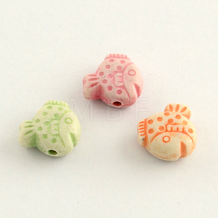 Craft Style Acrylic Beads MACR-Q153-M043-1
