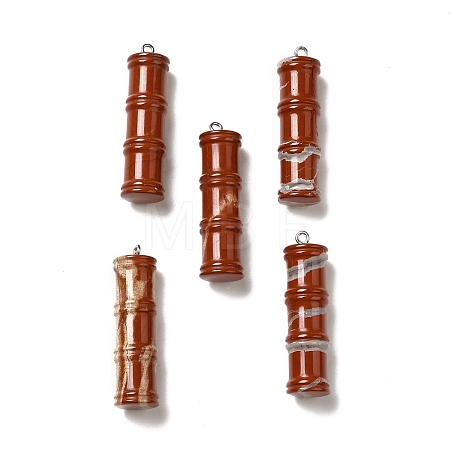 Natural Red Jasper Pendants G-I340-A08-1