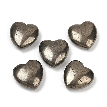 Natural Pyrite Pocket Palm Stone G-R012-04A-1