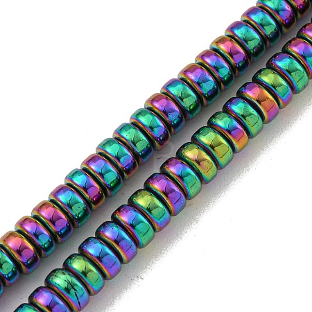 Electroplated Synthetic Non-magnetic Hematite Beads Strands G-K361-A06-02-1