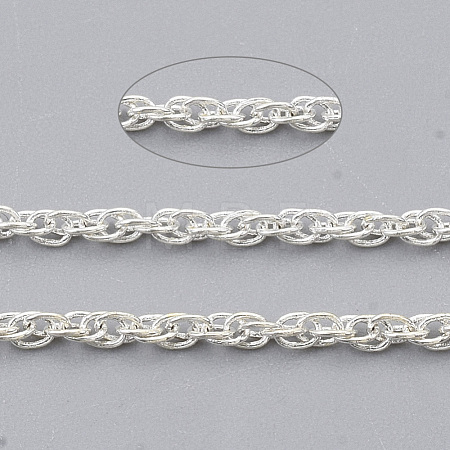 Soldered Brass Coated Iron Rope Chains CH-T002-04S-1