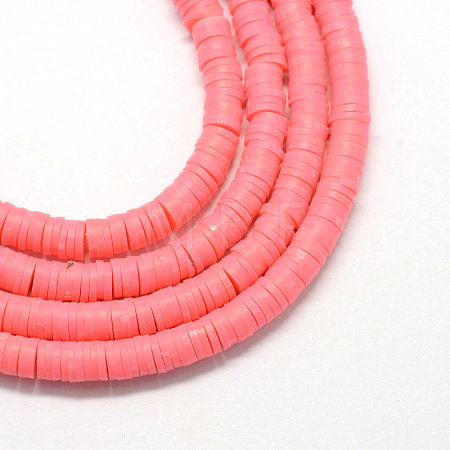 Handmade Polymer Clay Beads X-CLAY-R067-6.0mm-25-1