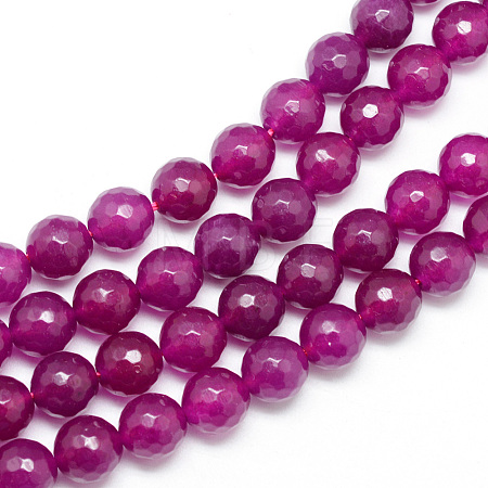 Natural White Jade Bead Strands X-G-R346-6mm-11-1