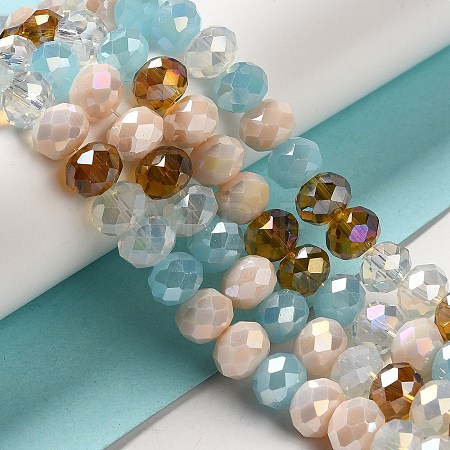 Glass Beads Strands EGLA-A034-M10mm-56-1