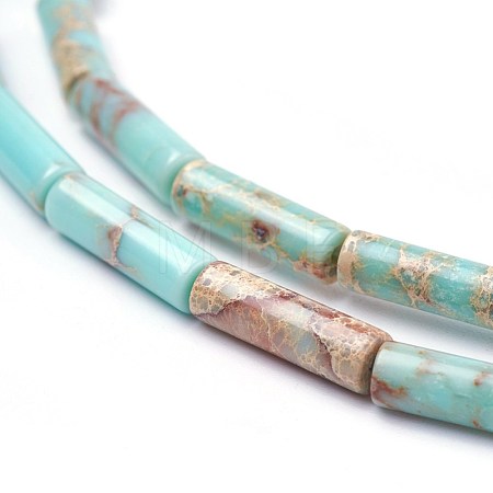 Natural Imperial Jasper Beads Strands X-G-E508-04D-1