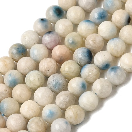 Natural Blue Ice Glacierite Stone Beads Strands G-G078-A01-01-1