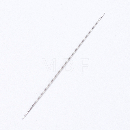 Iron Open Beading Needle X-IFIN-P036-01A-1