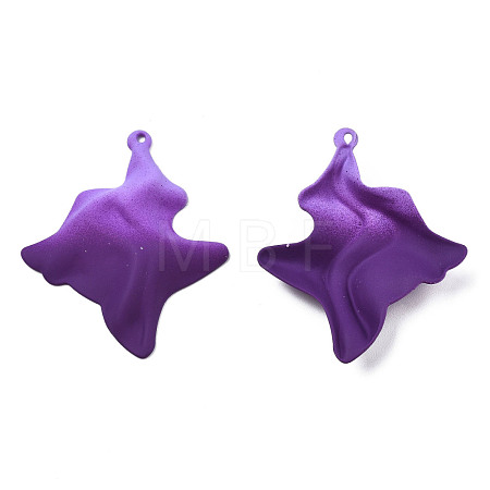 Spray Painted Iron Pendants IFIN-N008-028B-1