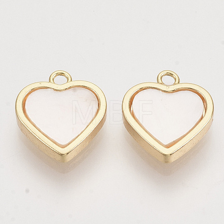 Shell Charms KK-T054-30G-NF-1