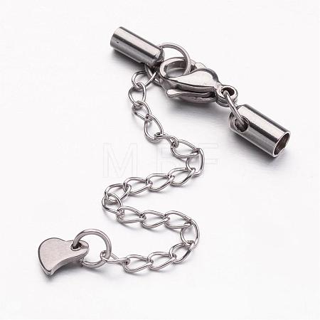Tarnish Resistant 304 Stainless Steel Chain Extender FIND-JF00079-02-1