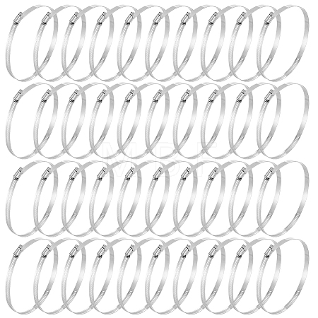 304 Stainless Steel Adjustable Worm Gear Hose Clamps STAS-GO0001-38B-1