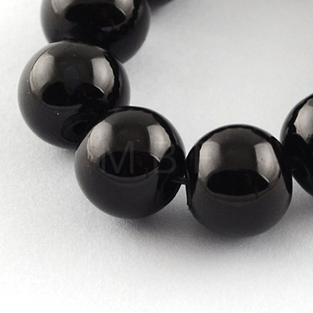 Painted Glass Bead Strands X-DGLA-S071-6mm-90-1
