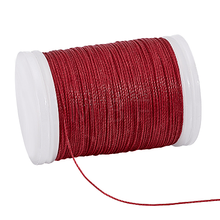 Waxed Polyester Cord YC-WH0018-01D-1