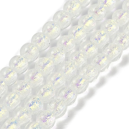 Handmade Foil Lampwork Beads Strands FOIL-K003-06B-10-1