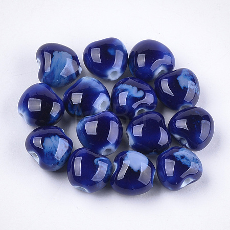 Handmade Porcelain Beads PORC-S498-15B-07-1