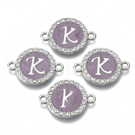 Alloy Enamel Links Connectors ENAM-TAC0003-01S-01K-1