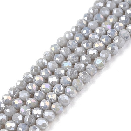 Electroplate Glass Beads Strands LS-EGLA-A044-P3mm-B19-1