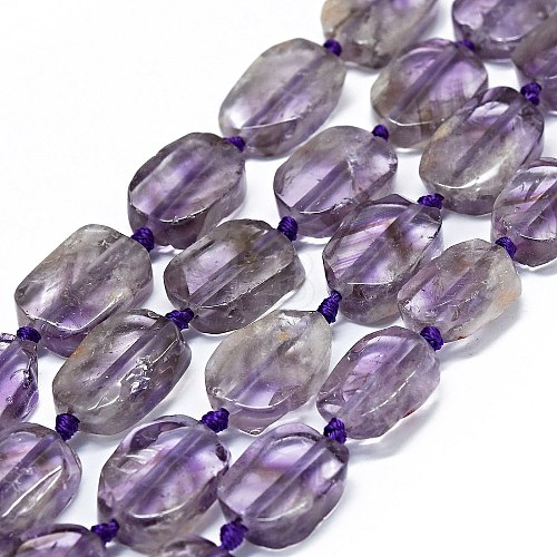 Natural Amethyst Beads Strands G-F725-12-1