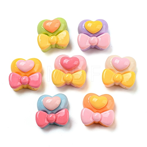 Opaque Resin Decoden Cabochons RESI-C046-10-1