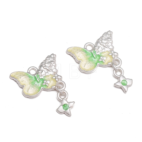 Alloy Enamel Connector Charms PW-WG5B01E-05-1