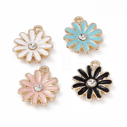 Alloy Rhinestone Pendants PALLOY-P287-01LG-1