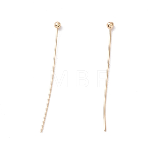 Brass Ball Head Pins KK-WH0058-02C-G02-1