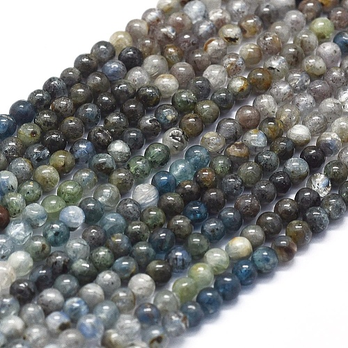 Grand A Natural Kyanite/Cyanite/Disthene Quartz Beads Strands G-D0013-03A-1