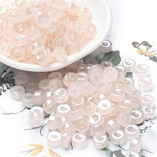 Imitation Jade & Luster Glass Seed Beads SEED-E001-J3x6mm-A01-1