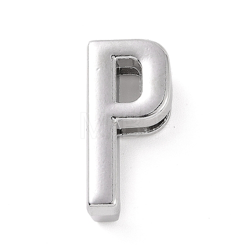 Alloy Letter Slide Charms FIND-A023-17P-1